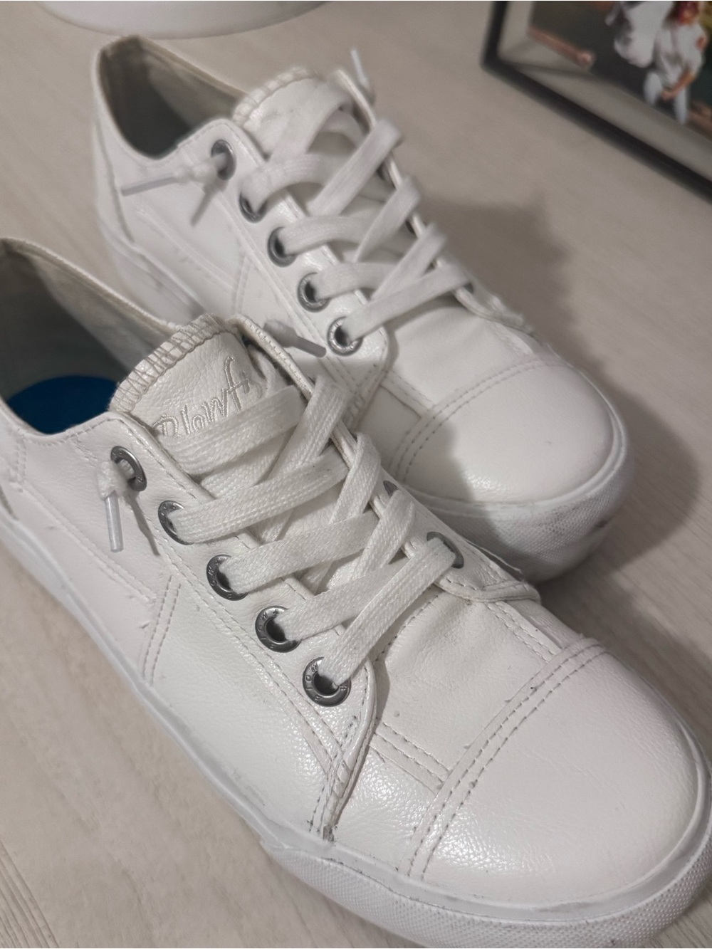Blowfish Malibu White Platform Sneakers